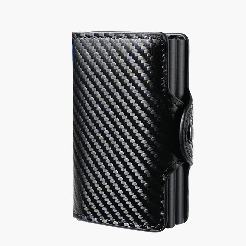 Slots Antimagnetic Man Pair Aluminum Box Men's Wallets