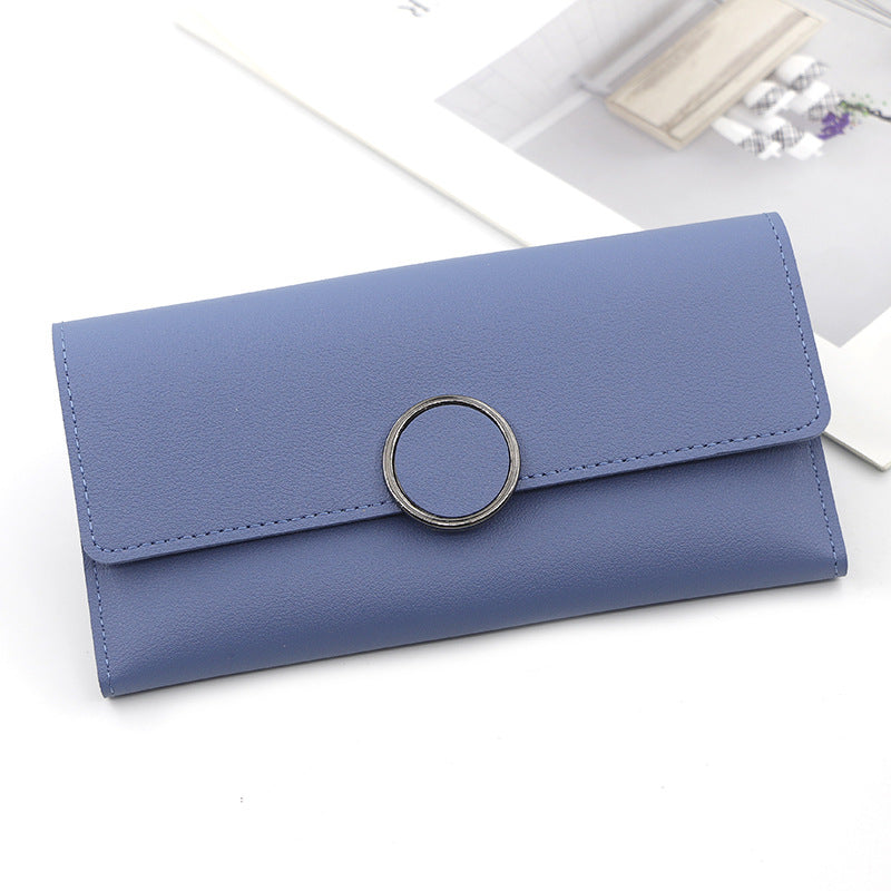 Women's Long Korean Style Simple Clutch Ladies Wallet