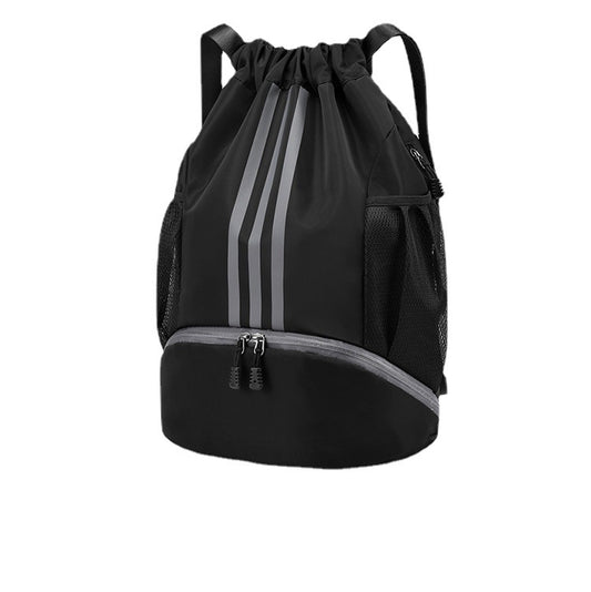 Basketball Solid Color Fitness Drawstring Pull String Oxford Bags