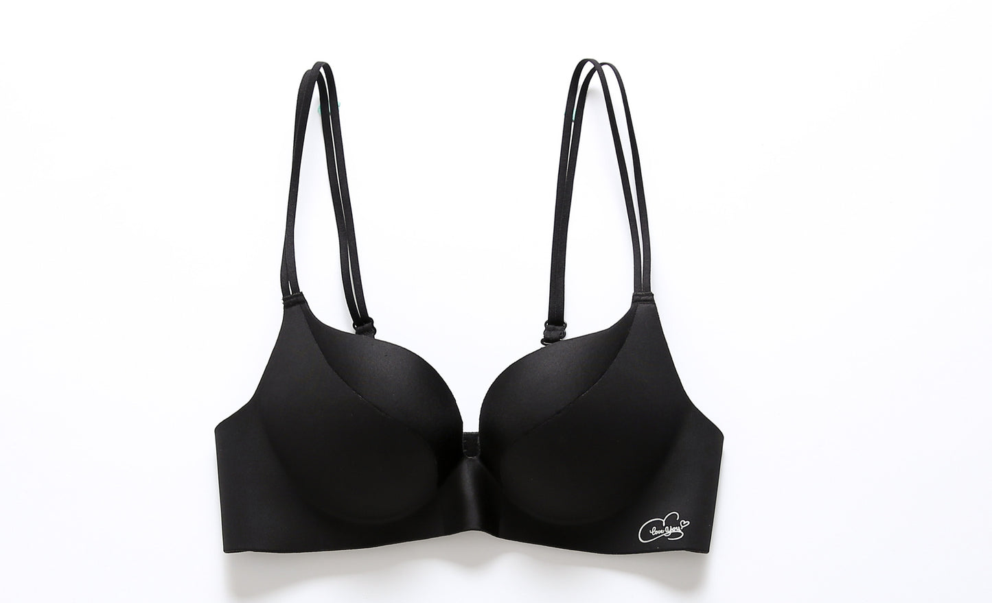Women's One-piece Seamless Wireless Glossy Underwear Push-up Everyday Bras