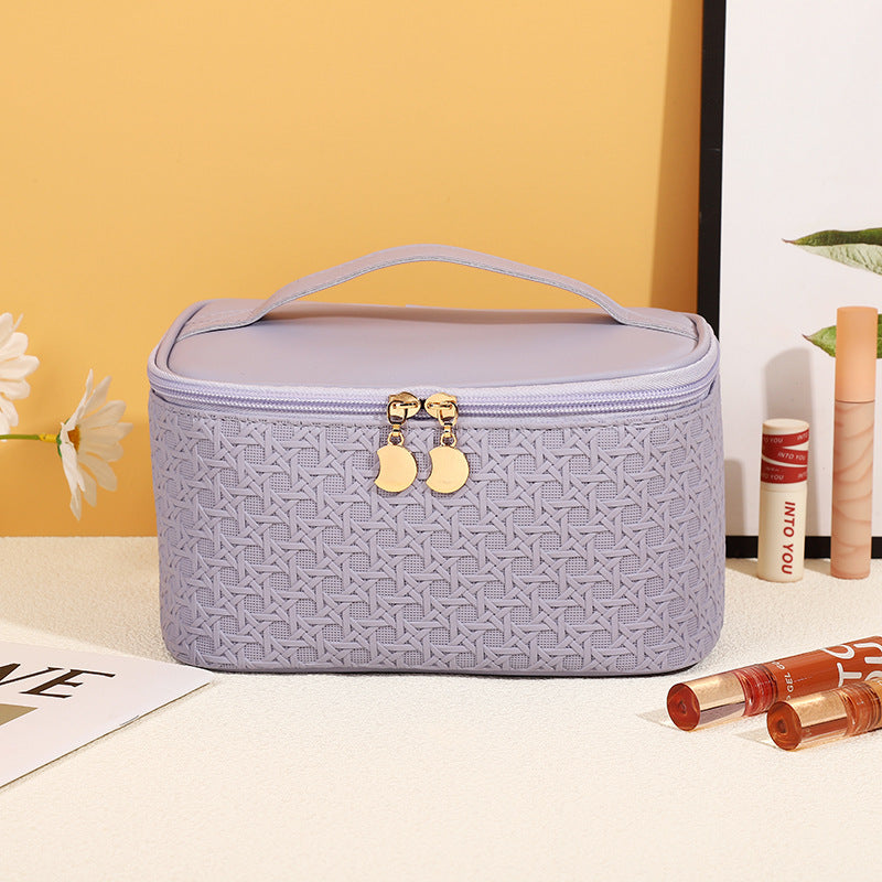Women's Simple Portable High-grade Storage Waterproof Wash Makeup Bag