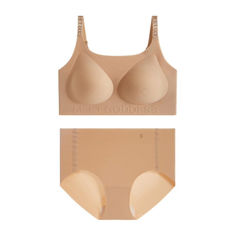 Women's Skin Push Up Seamless Underwear Suit Bras