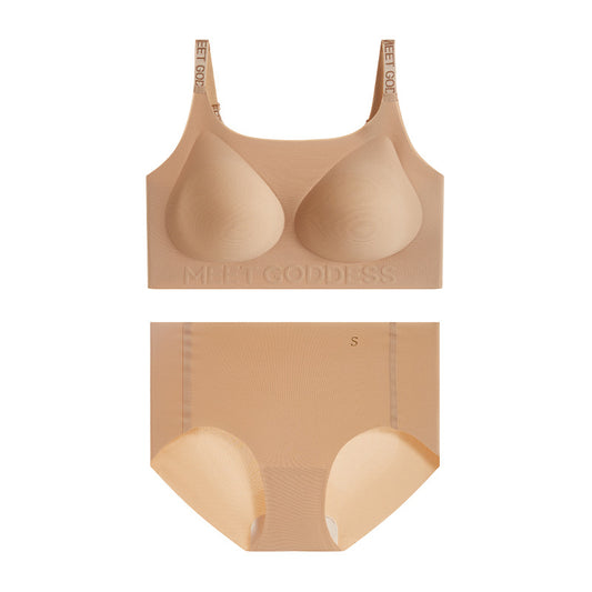 Women's Skin Push Up Seamless Underwear Suit Bras