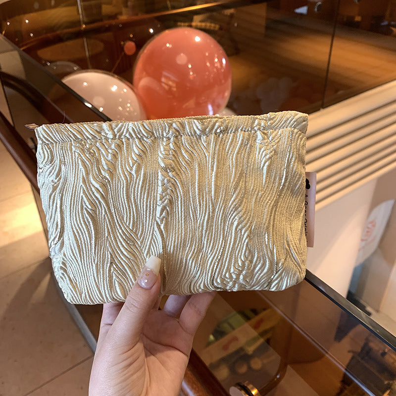 Three-dimensional Embossed Mobile Pencil Portable Liner Makeup Bag