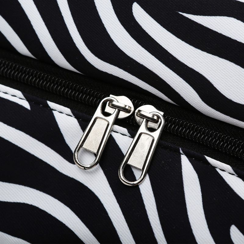 Striped Can Cover Female Lightweight Business Travel Bags