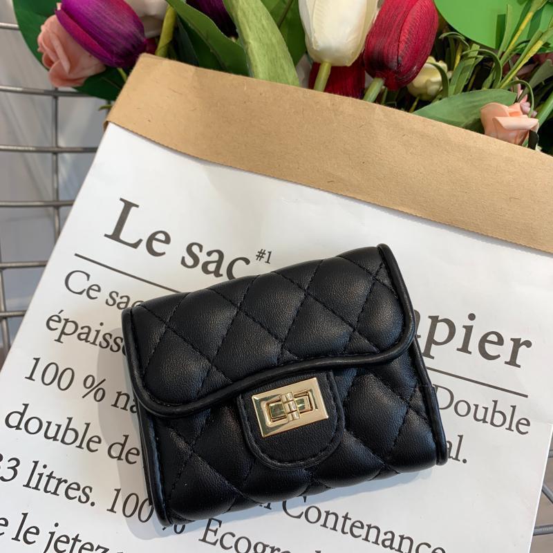 Diamond Style Mini Soft Leather License Card Holder