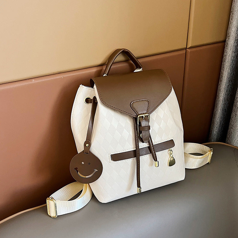 Women's Unique Attractive Lightweight Plaid Commuter Backpacks
