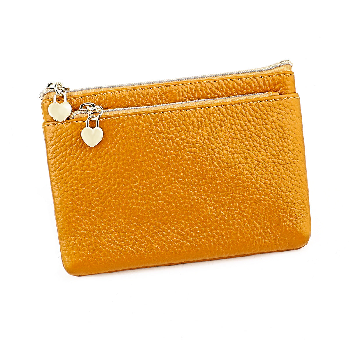 Women's Slouchy Leather Car Multifunctional Compact Coin Purses