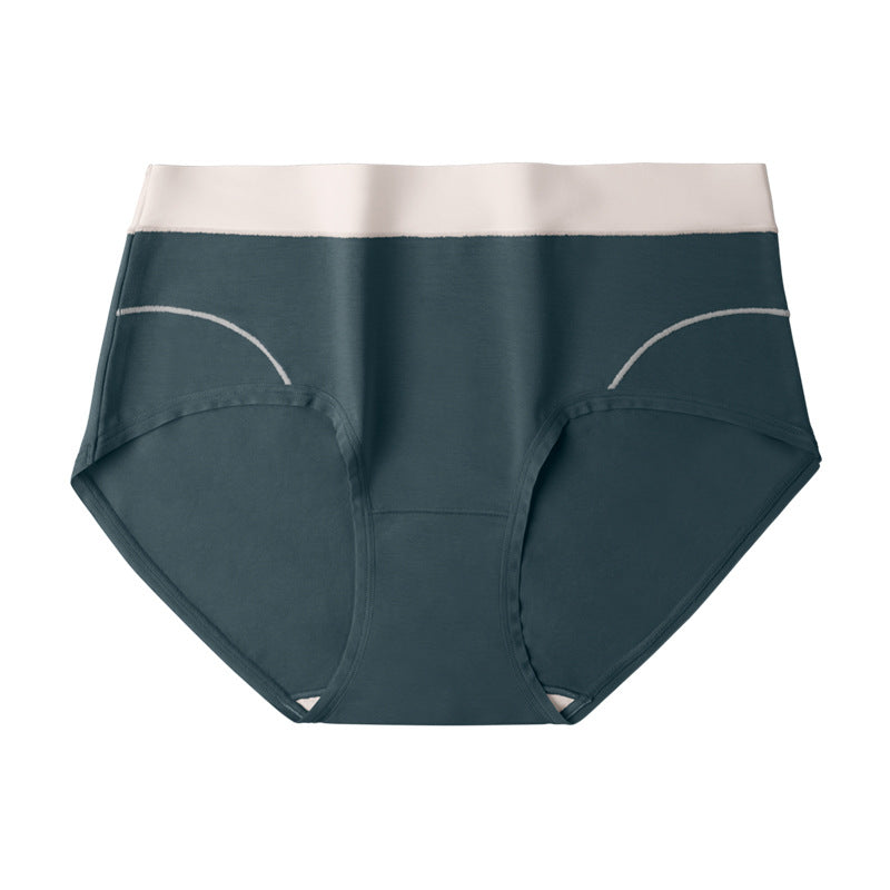 Full Pants Antibacterial Underwear Long-staple Cotton Mid Panties