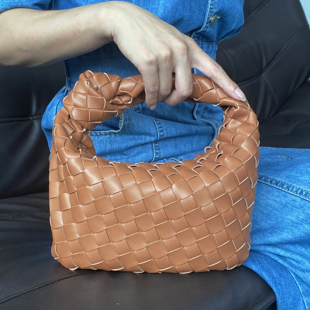 Women's High Quality Handmade Woven Gold Hardware Handbags