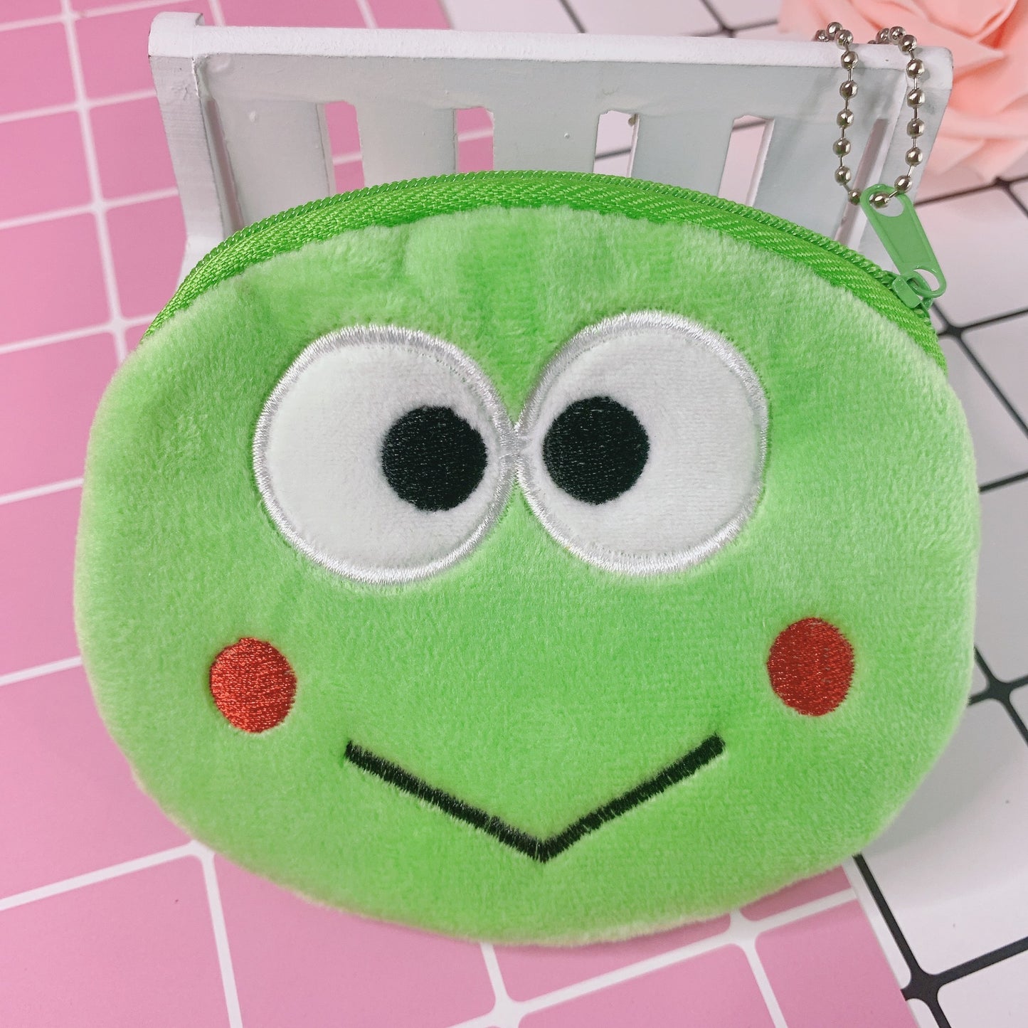 Women's Korean Cartoon Cute Portable Mini Plush Coin Purses