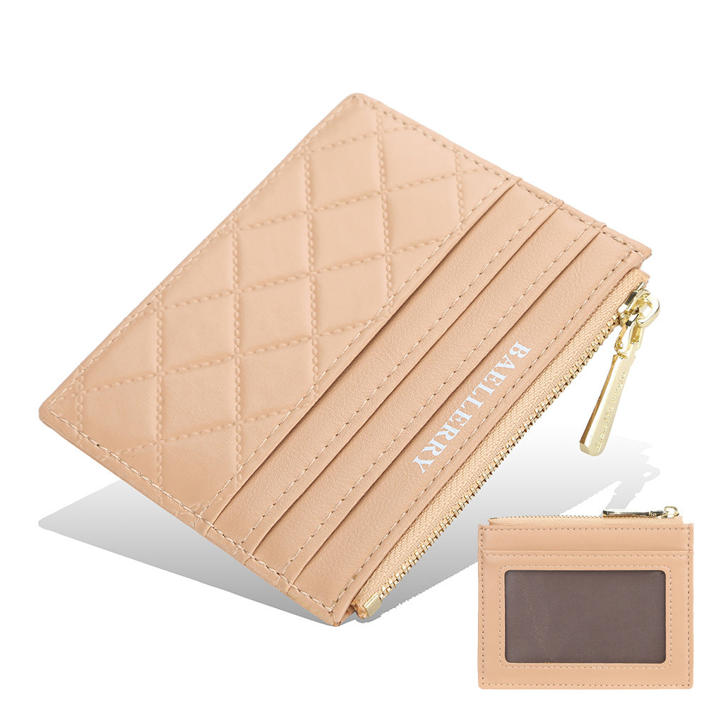 Women's Short Korean Style Zipper Fashion Large Capacity Ladies Wallet