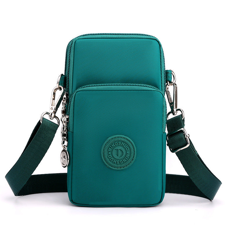 Fashion Female Oxford Cloth Vertical Mini Phone Bags