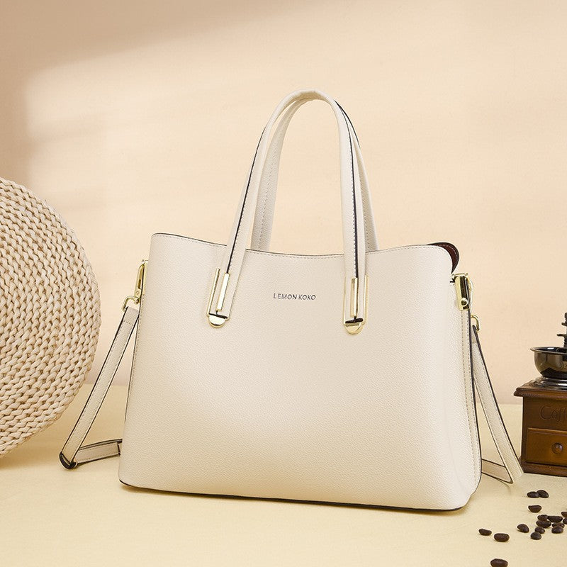 Women's Fashionable Large Capacity Mom Portable Big Handbags