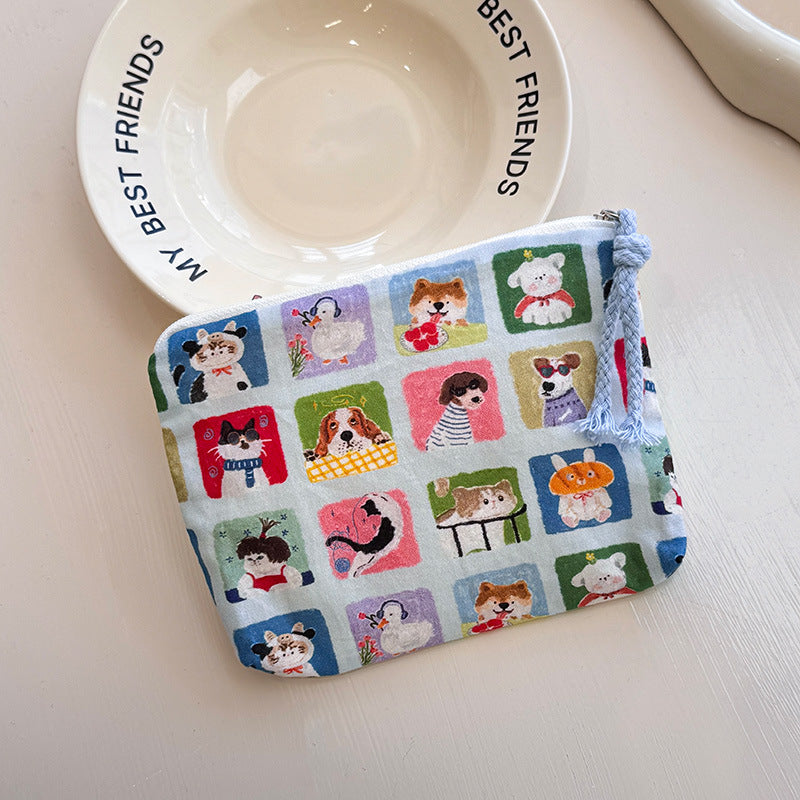 Korean Style Fresh Portable Mini Buggy Cosmetics Cosmetic Bags
