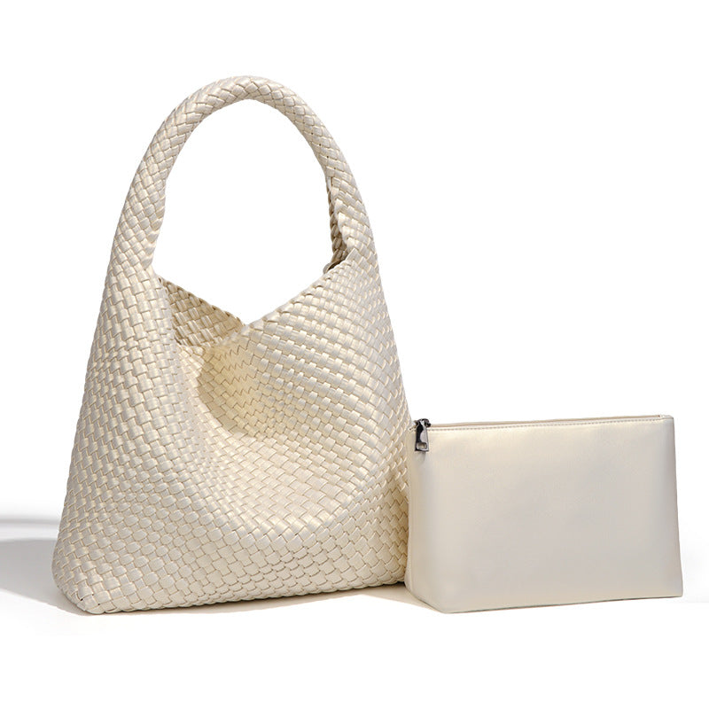 Women's Hand-woven Fashion Portable Korean Style Large Capacity Women's Shoulder Bag