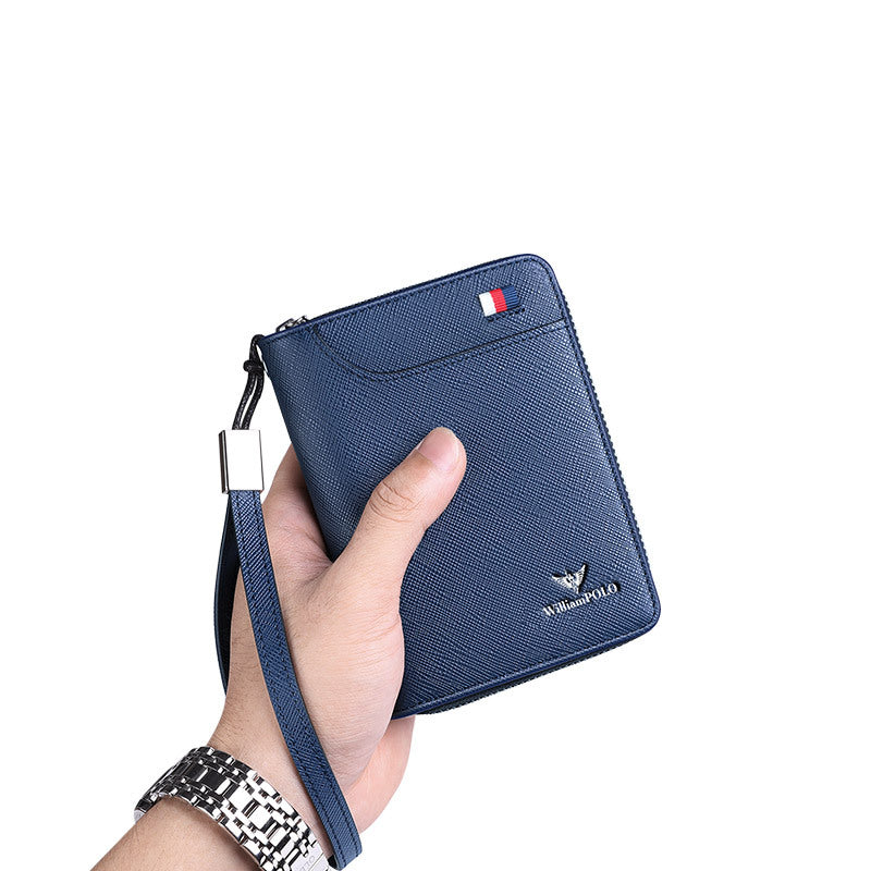 Men's King Paul First Layer Cowhide Business Swiping Men's Wallet