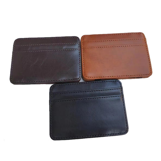 Men's Korean Creative Magic Gold Clip Card Holder