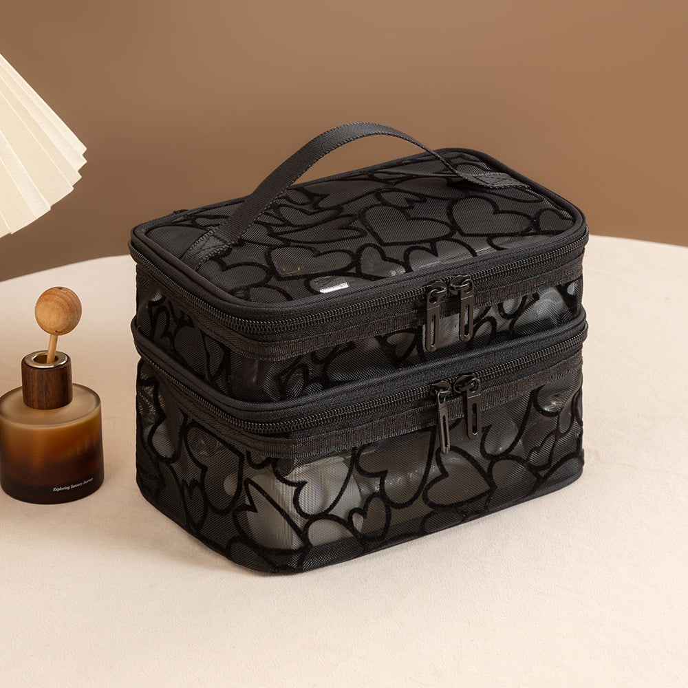 Mesh Large Capacity Wash Storage Tool Box Makeup Bag