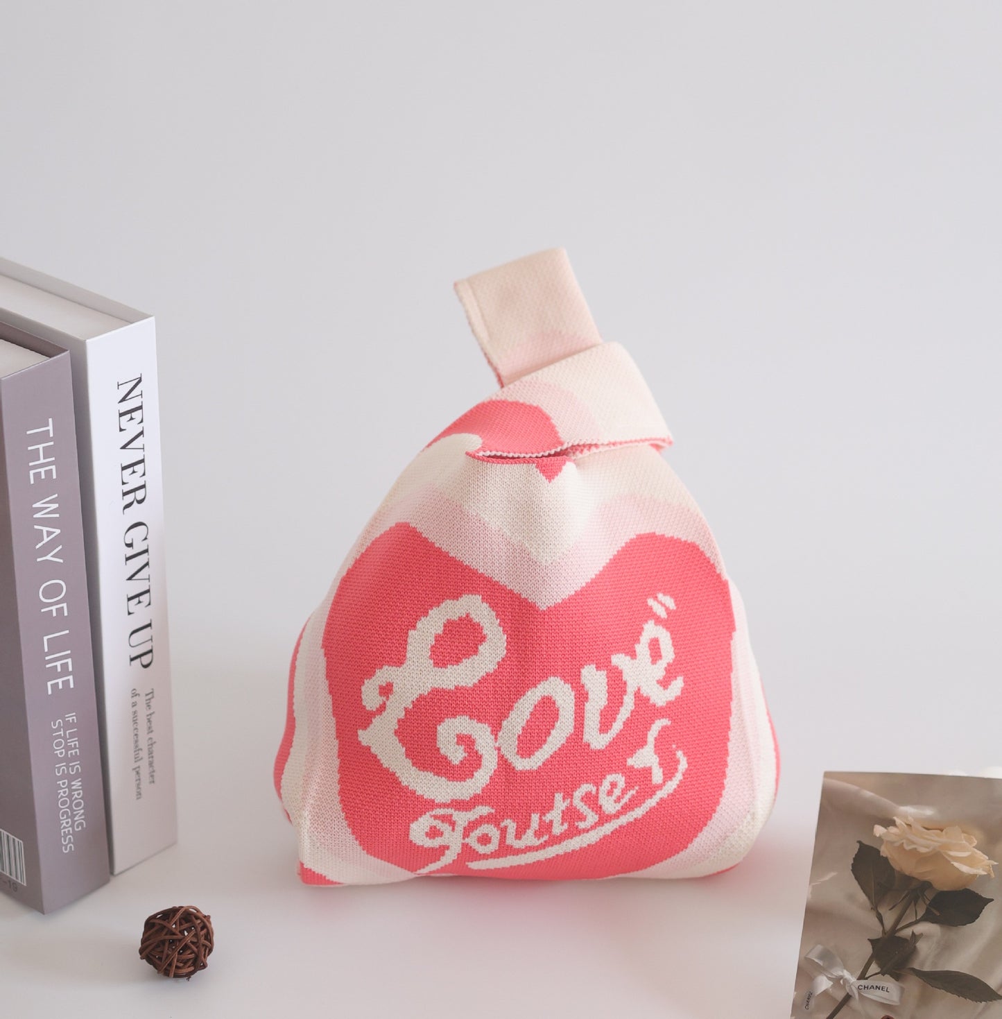 Unique Women's Knitted Woven Vest Simple Handbags