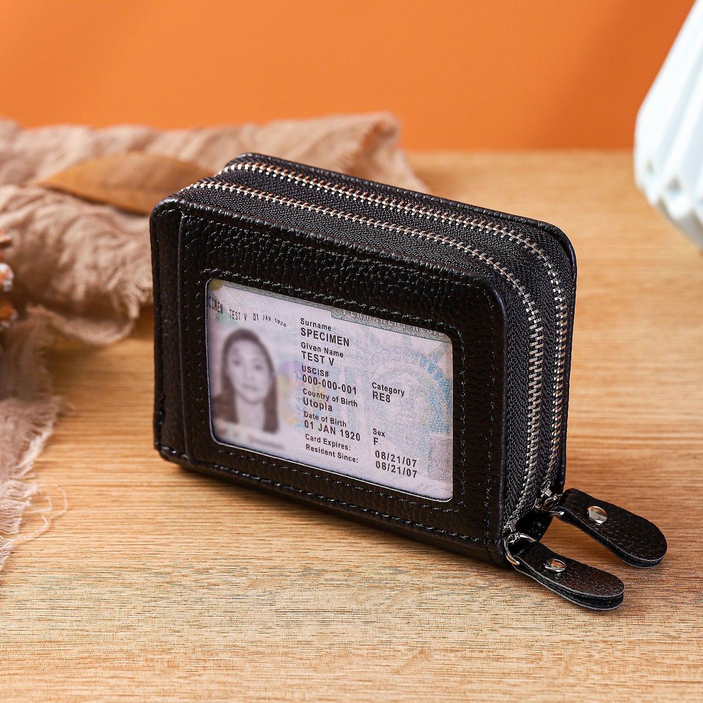 Women's Double Layer Multiple Slots High Sense Card Holder