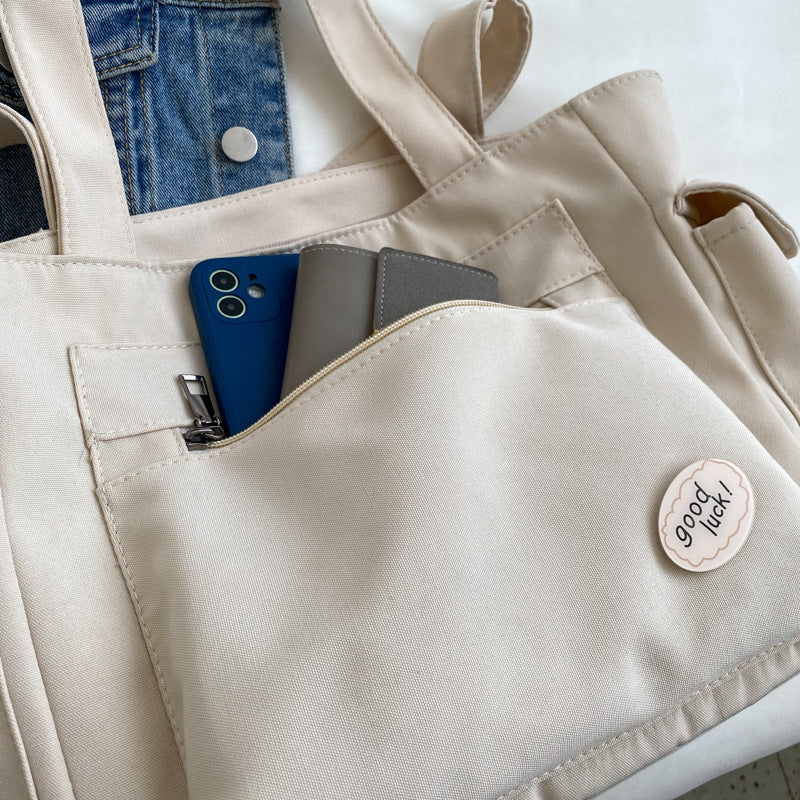 Class Commuter Large Capacity Woven Big Female Women's Shoulder Bag