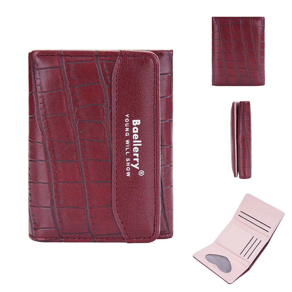 Women's Vertical Fashion Tassel Multiple Slots Purses