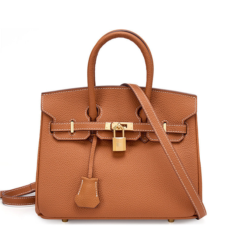 Genuine Cattlehide Leather Surface Large Capacity Handbags