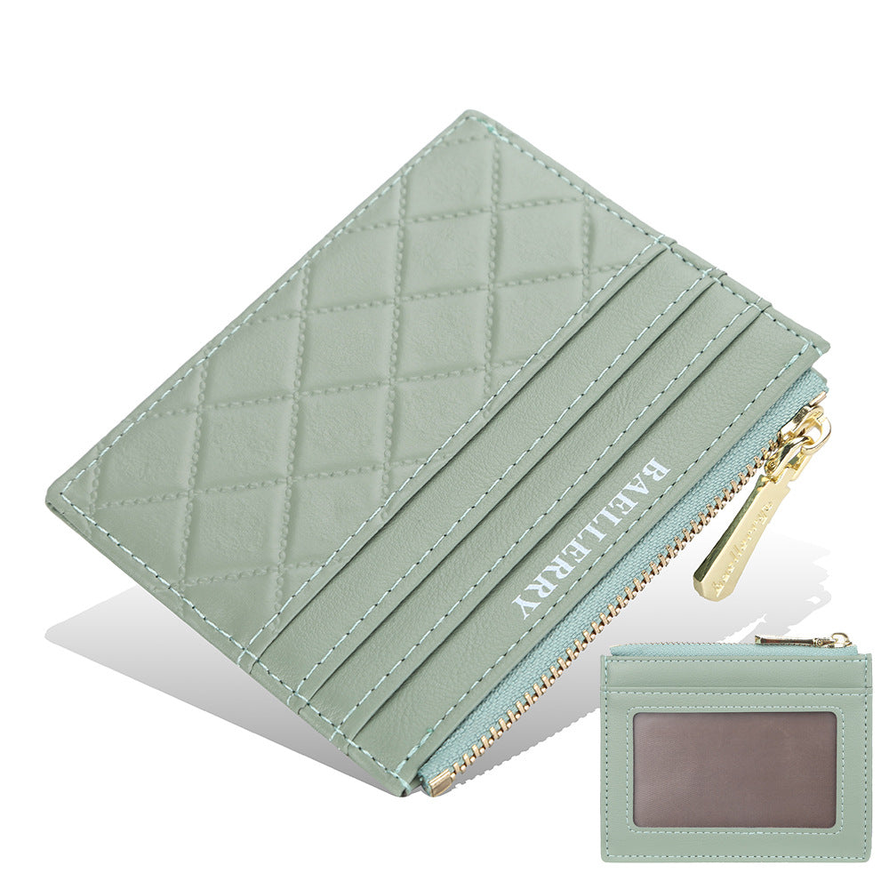 Women's Short Korean Style Zipper Fashion Large Capacity Ladies Wallet