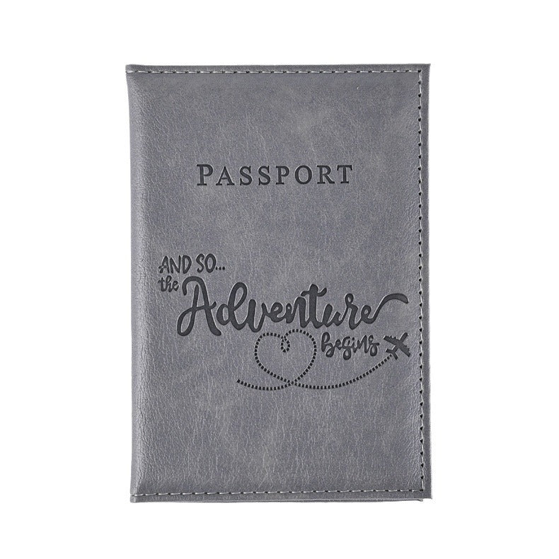 Grain Color Changing Passport Cover Ticket Card Holder