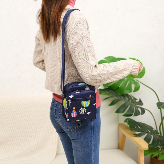 Pretty Women's Flower Cloth Oxford Mother Shoulder Bags