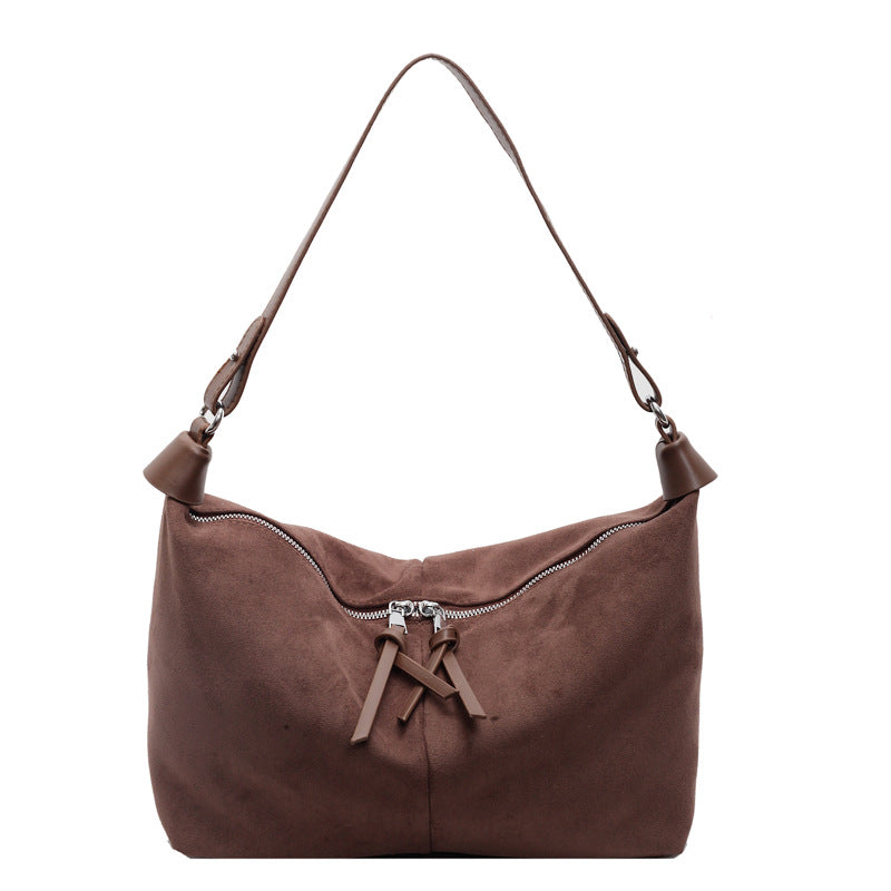 New Slouchy Popular Women's Retro Frosted Shoulder Bags