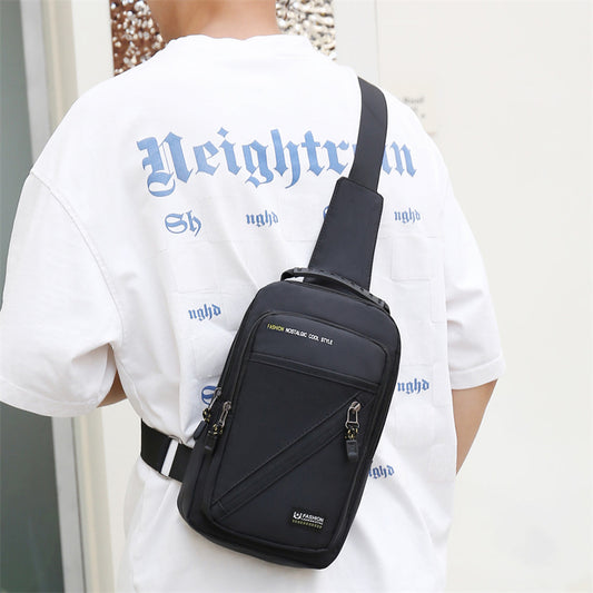 Men's Popular Korean Lightweight Oxford Cloth Men's Chest Bags