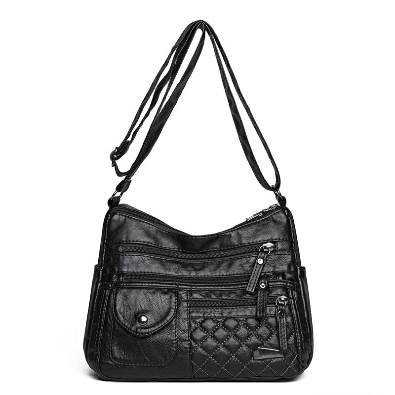Women's Soft Leather For Mom Fashion Pouch Women's Messenger Bag