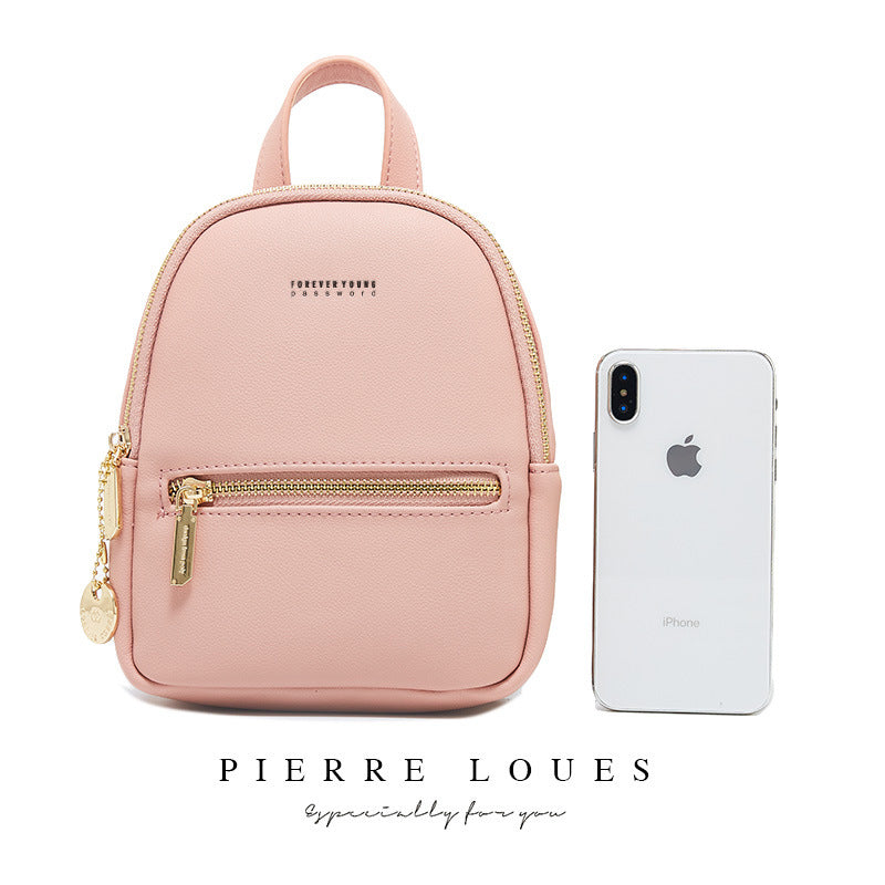 Women's Pierre Korean Fashion Large Capacity Simple Backpacks