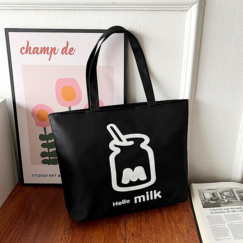 Women's Large Capacity Printed Fashion Canvas Portable Women's Shoulder Bag