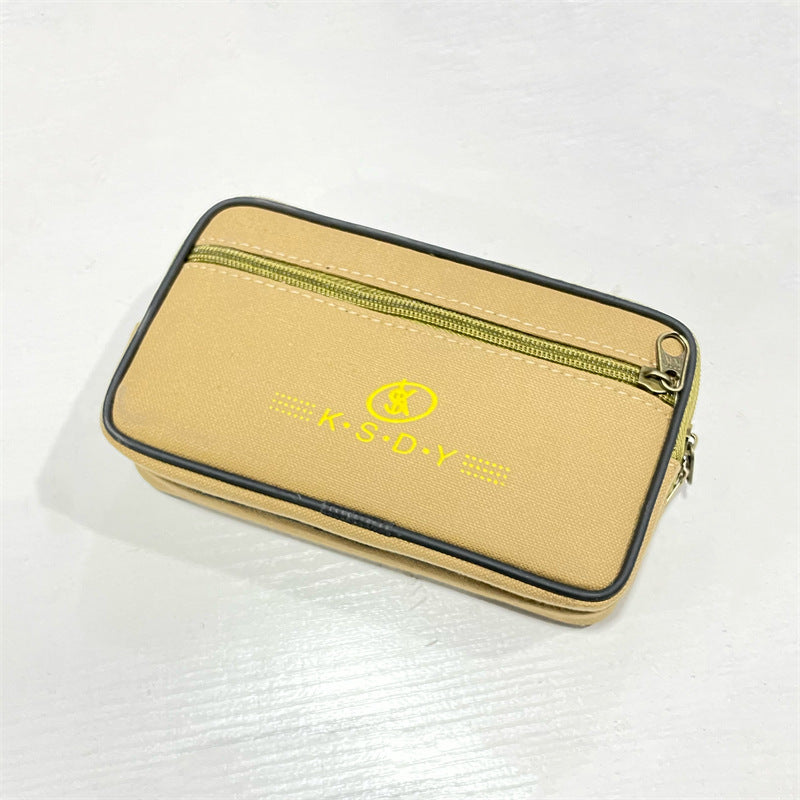 Men's Canvas Mobile Construction Site Large Pannier Men's Waist Packs