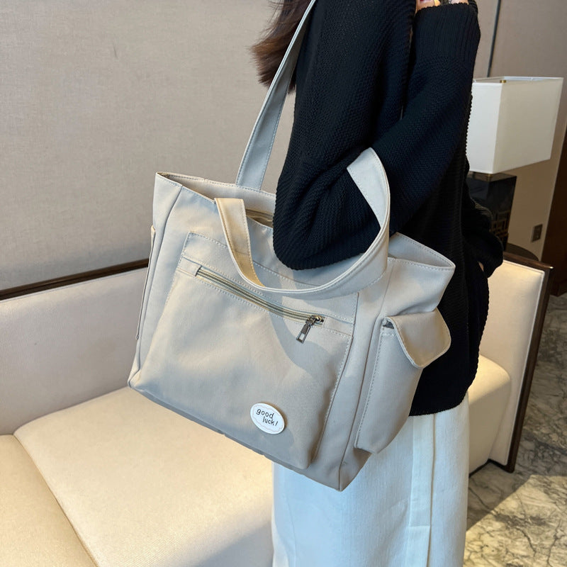 Class Commuter Large Capacity Woven Big Female Women's Shoulder Bag