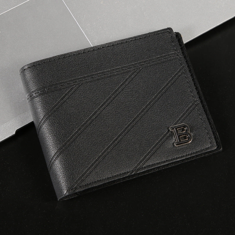 Men's Vintage Short Large Capacity Leather Men's Wallet