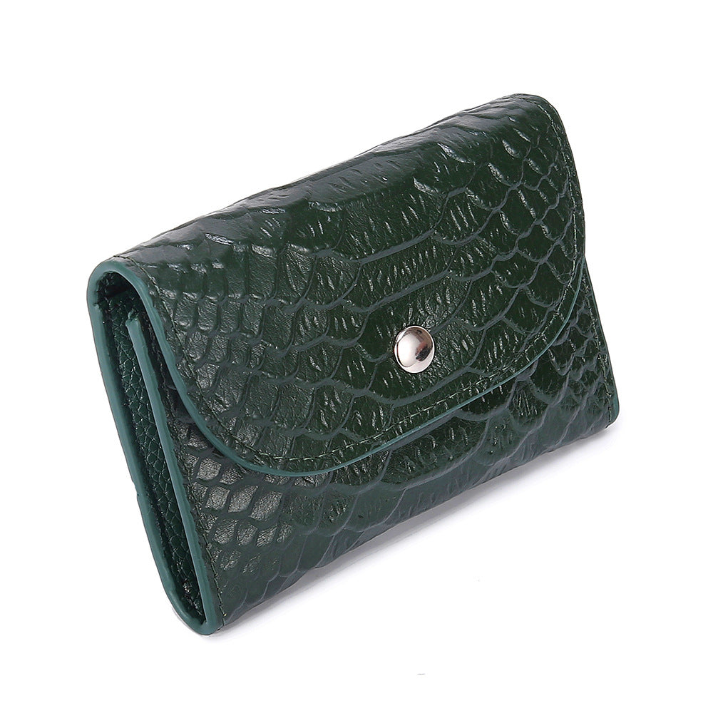 Women's & Men's Genuine Leather And Soft Short Cowhide Coin Purses