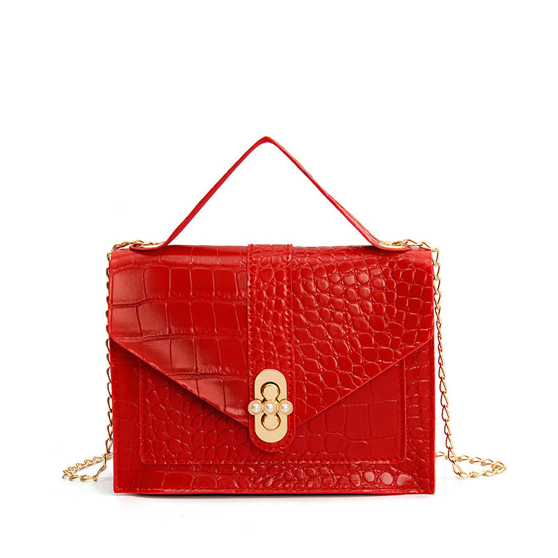 Trendy Women's Versatile Chain Fashion Pattern Handbags