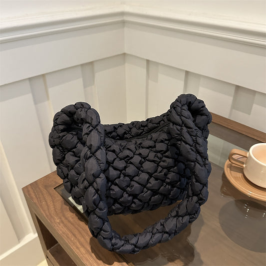 Women's Pleated Cloud Early Autumn Large Capacity Shoulder Bags
