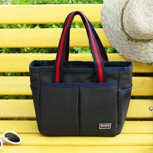 Women's Canvas Mummy Shopping Change Large Capacity Handbags