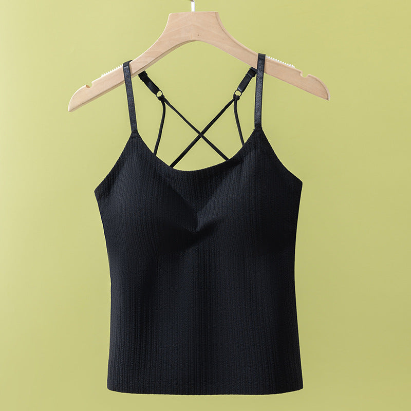 Women's Sling Inner Wear Outer Backless One Tanks Camis