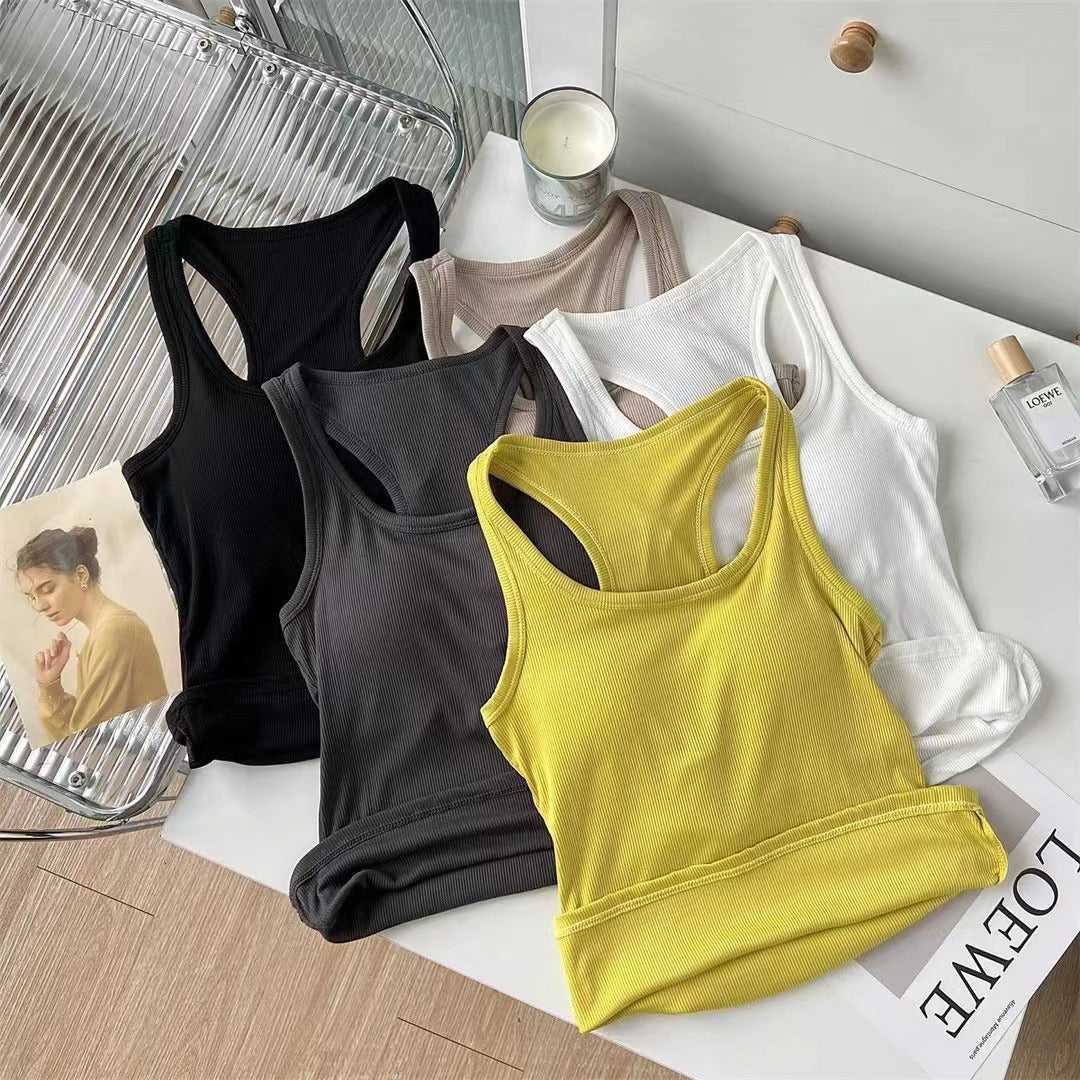 Women's Irregular Fashion Short Outerwear Camisole Summer Top With Tanks Camis