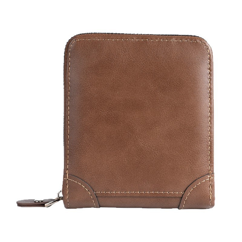 Men's Short Classic Fashion Trendy Clip Full Coin Purses