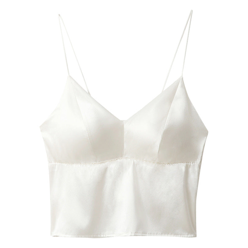 Women's Beauty Back Vest Pad Strap Underwear Tanks Camis