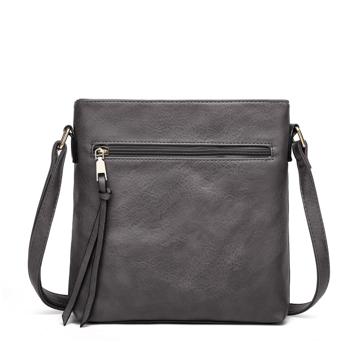 Women's Autumn Retro Style Tassel Double Zipper Bags