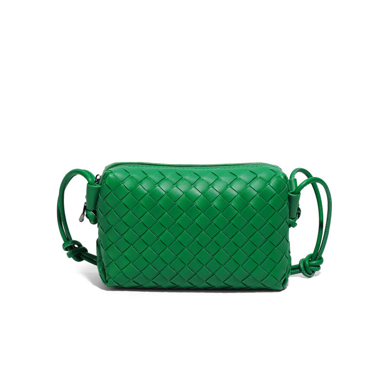 Women's Creative Hand Weaving Fashion Fashionable Boston Women's Messenger Bag