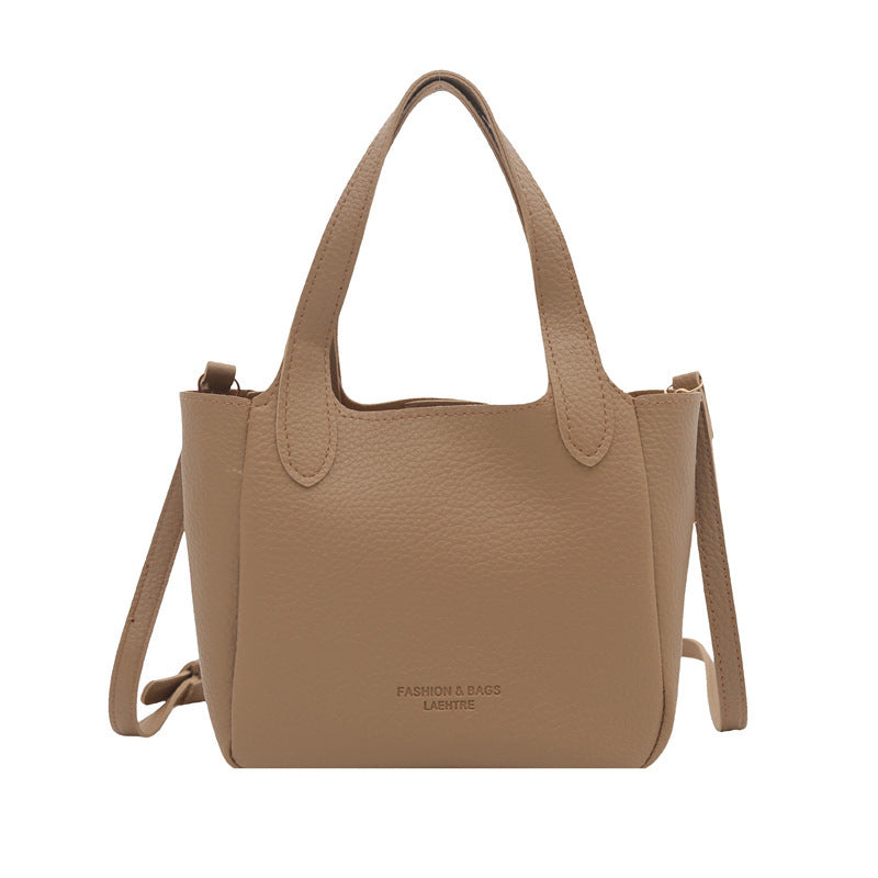 Women's Solid Color Fashion Retro Autumn Simple Women's Shoulder Bag